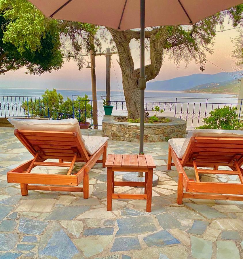 Πέτρινη Αυλή, Αρμενιστης Ικαρια Villa Armenisztísz Kültér fotó